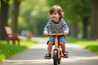 Draisienne évolutive pour enfants favorisant l'équilibre et la croissance