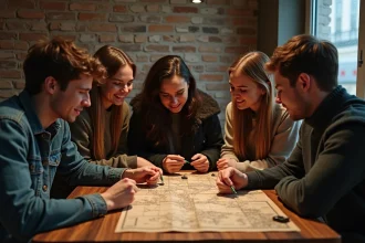 Anniversaire célébré avec des amis lors d'un escape game à Paris