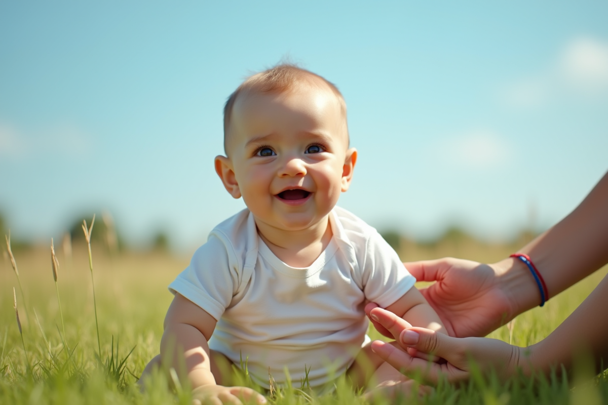bébé assis