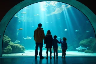 Biodiversité marine à l'aquarium de l'institut océanographique Paul Ricard