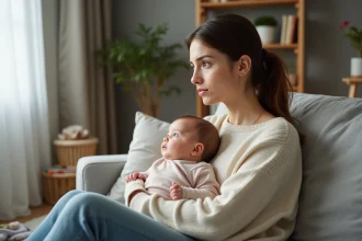 Bébé et maman partagent des émotions pendant la grossesse