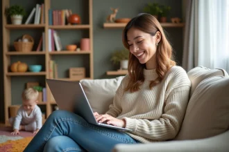 Mamans modernes partageant des conseils sur l'éducation et l'allaitement