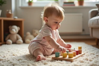 Jouets éducatifs adaptés pour le premier anniversaire d'un enfant