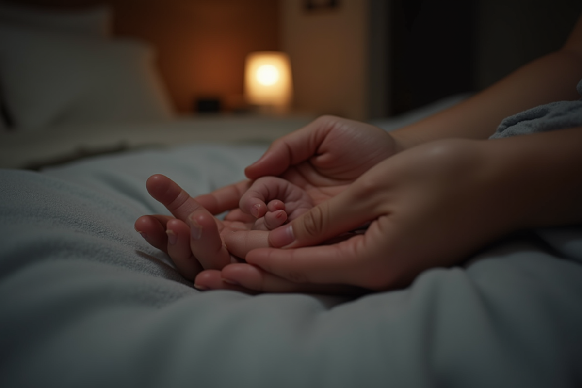 mains bébé