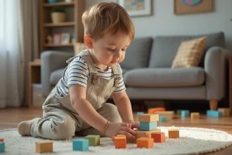 Jouets colorés pour stimuler la motricité des garçons de 3 ans