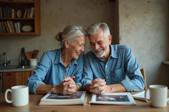 Couple se redécouvrant après quinze ans de mariage