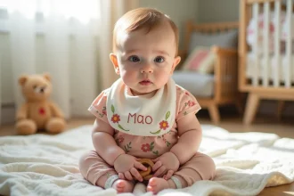 Accessoires personnalisés et uniques pour bébés en présentation